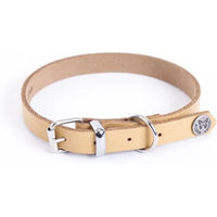 Produktbild von Martin Sellier Hundehalsband COLL Cuir aus Leder in Natur Beige 14-36 cm