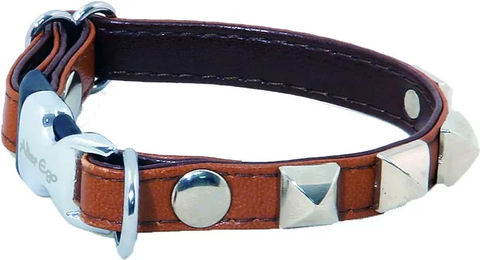 Martin Sellier Hundehalsband Coll Cuir Chic aus Leder in Braun Größe XS – Bild 1 von 2