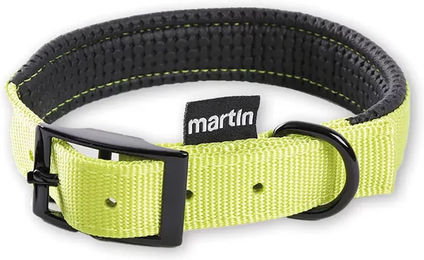 Martin Sellier Hundehalsband Collar Confort aus Nylon in Grün Größe M 20mm-45cm – Bild 1 von 2