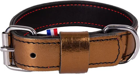 Martin Sellier Hundehalsband Dakota aus Leder Grau 60 cm x 35 mm – Bild 1 von 2