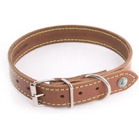 Produktbild von Martin Sellier Hundehalsband Flash aus Leder Braun 35 cm