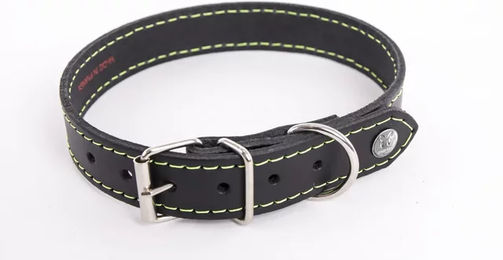 Produktbild von Martin Sellier Hundehalsband Flash aus Leder Schwarz 47 cm