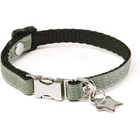 Produktbild von Martin Sellier Hundehalsband für Welpen Mini aus Kunstleder XS in Grün oder Grau