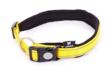 Produktbild von Martin Sellier Hundehalsband Neo+ Gelb aus Nylon 20mm 40-45cm