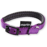 Produktbild von Martin Sellier Hundehalsband Nylon Komfort Lila Größe S