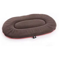 Produktbild von Martin Sellier Hundekissen oval und flach aus Plüsch in Braun 50 cm