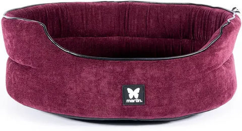 Produktbild von Martin Sellier Hundekorb und Katzenkorb aus Plüsch in Lila
