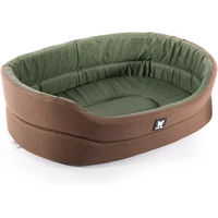 Produktbild von Martin Sellier Hundekorb und Katzenkorb aus Stoff 80 cm Grün Braun