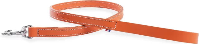 Produktbild von Martin Sellier Hundeleine aus doppellagigem Leder in Orange