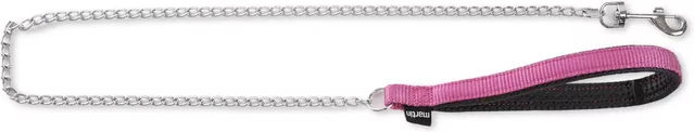 Martin Sellier Hundeleine aus feinem Nylon in Rosa – Bild 1 von 2