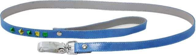 Martin Sellier Hundeleine aus Leder Color Blau – Bild 1 von 2