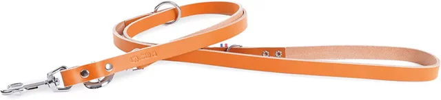 Produktbild von Martin Sellier Hundeleine aus Leder in Bunt Orange 200 cm