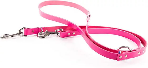 Produktbild von Martin Sellier Hundeleine aus Leder in Bunt und Rosa 200 cm