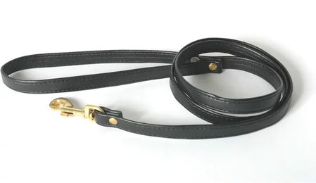 Produktbild von Martin Sellier Hundeleine aus Leder mit Karabiner in Schwarz