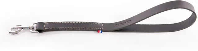 Martin Sellier Hundeleine aus Leder Schwarz 50cm x 25mm – Bild 1 von 2