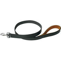 Produktbild von Martin Sellier Hundeleine aus Leder Schwarz Braun 100cm x 25mm