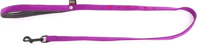 Produktbild von Martin Sellier Hundeleine aus Nylon in Lila wasserabweisend