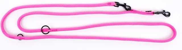 Produktbild von Martin Sellier Hundeleine aus Nylon in Rosa mehrfach verstellbar