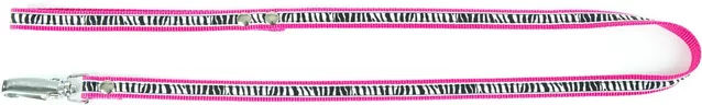 Produktbild von Martin Sellier Hundeleine aus Nylon in Zebra-Optik bunt