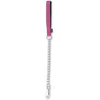 Produktbild von Martin Sellier Hundeleine aus Nylon mit Komfortgriff in Rosa 30/60 cm