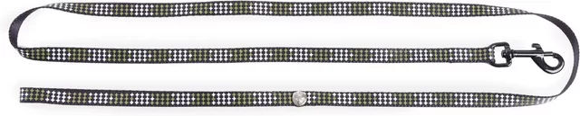 Martin Sellier Hundeleine aus Nylon mit Kreuz Design in Grün oder Bunt 120 cm – Bild 1 von 1