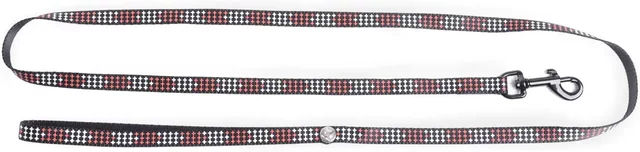 Produktbild von Martin Sellier Hundeleine aus Nylon mit Kreuzmuster in Rot oder Bunt 120 cm