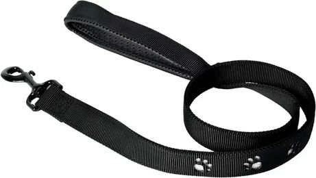 Produktbild von Martin Sellier Hundeleine aus Nylon mit Pfoten-Motiv wasserabweisend 160 cm