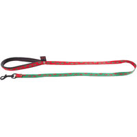 Produktbild von Martin Sellier Hundeleine aus Nylon mit Pfotenmuster wasserabweisend 120 cm