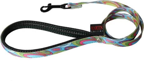 Produktbild von Martin Sellier Hundeleine aus Nylon Sixties Blau Bunt