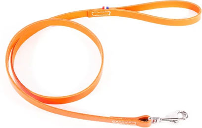 Produktbild von Martin Sellier Hundeleine Bico 499 aus Leder in Orange 120 cm