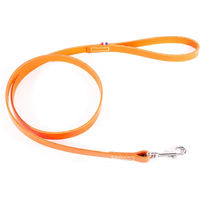 Produktbild von Martin Sellier Hundeleine Bico 499 aus Leder in Orange 120 cm