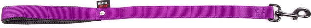 Martin Sellier Hundeleine Classic Doppel Nylon Mauve 25-60 cm – Bild 1 von 1