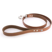 Produktbild von Martin Sellier Hundeleine Flash aus Leder Braun 100 cm