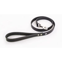 Produktbild von Martin Sellier Hundeleine Flash aus Leder in Schwarz