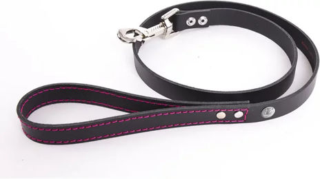 Produktbild von Martin Sellier Hundeleine Flash aus Leder Schwarz