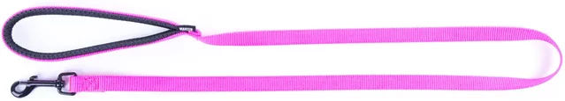 Produktbild von Martin Sellier Hundeleine Komfort Classic aus Nylon in Rosa Größe S