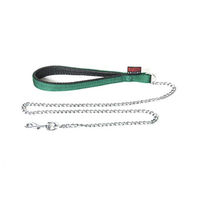 Produktbild von Martin Sellier Hundeleine Komfort Fine Kette aus Metall Grün