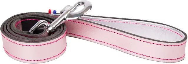 Martin Sellier Hundeleine LAIS Cuir Dakota aus Leder in Claire 25-100 cm – Bild 1 von 2