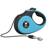 Produktbild von Martin Sellier Hundeleine Mini XS Blau mit Karabinerhaken und Bremssystem aus Kunststoff
