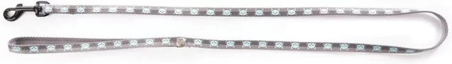 Martin Sellier Hundeleine Moustache aus Nylon in Grau 10-100cm – Bild 1 von 2