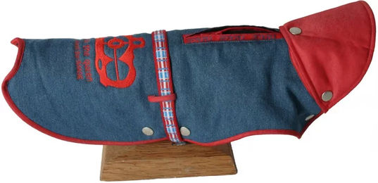 Martin Sellier Hundemantel Save The Queen Winter Blau – Bild 1 von 1