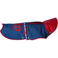 Produktbild von Martin Sellier Hundemantel Save The Queen Wintermantel in Rot oder Blau