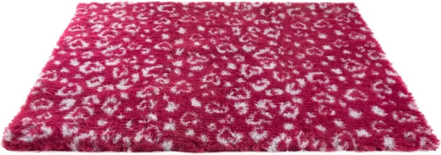 Produktbild von Martin Sellier Hundematte aus Plüsch für Hund und Katze in Rot oder Rosa