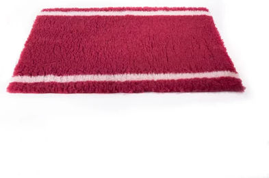 Produktbild von Martin Sellier Hundematte aus Plüsch für Hunde und Katzen in Rot