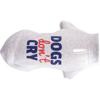 Produktbild von Martin Sellier Hundepullover Dogs don't cry Winter Weiß Grau 40 cm