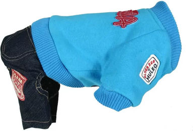 Martin Sellier Hundepullover und Hose Blau Größe S – Bild 1 von 1