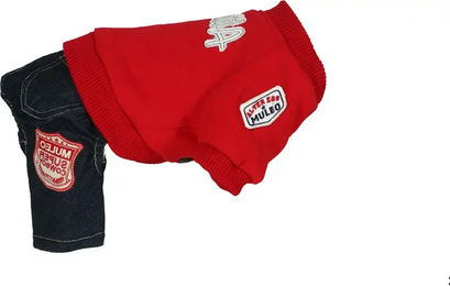 Martin Sellier Hundepullover und Hose Rot Größe S – Bild 1 von 1