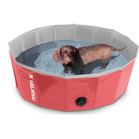 Produktbild von Martin Sellier Hundeschwimmbad Rot 80x80x20 cm wasserdicht