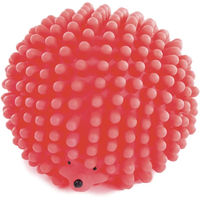 Produktbild von Martin Sellier Hundespielzeug Igel aus Gummi in Rosa und Rot Größe Groß