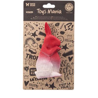 Produktbild von Martin Sellier Hundespielzeug Kaninchen aus Plüsch und Latex in Rot
